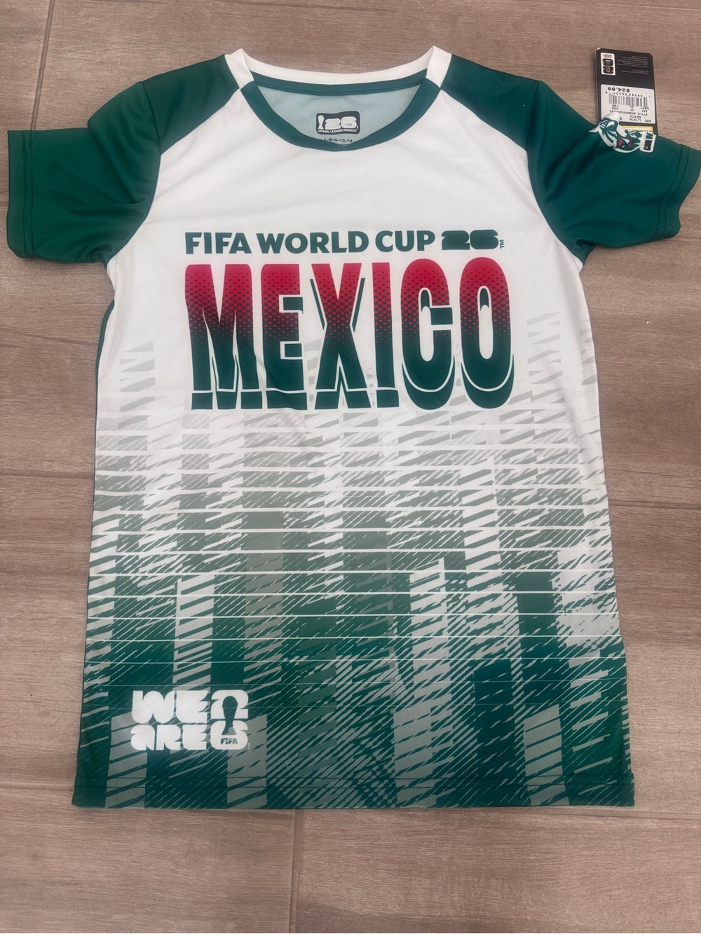 Mexico FIFA World Cup Kids Jersey - Green & White
